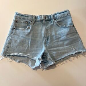 Abercrombie 90’s High arise Cutoff Jean shorts